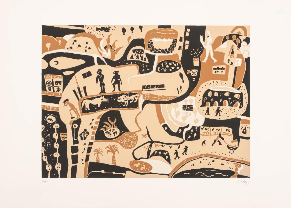joaquim jos rodrigo 1912 1997 alassio taragona 1986 serigrafia sobre papel dim aprox 33 x 50 cm · Palácio do Correio Velho · 2025-03-10 Joaquim José Rodrigo comparable auction result: joaquim jos rodrigo 1912 1997 alassio taragona 1986 serigrafia sobre papel dim aprox 33 x 50 cm
