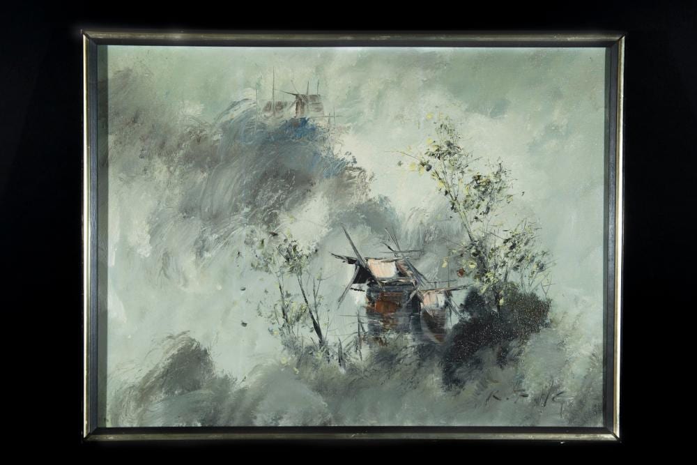 Ng Kee Fung comparable auction result: kee fung ng oil painting huang qifeng