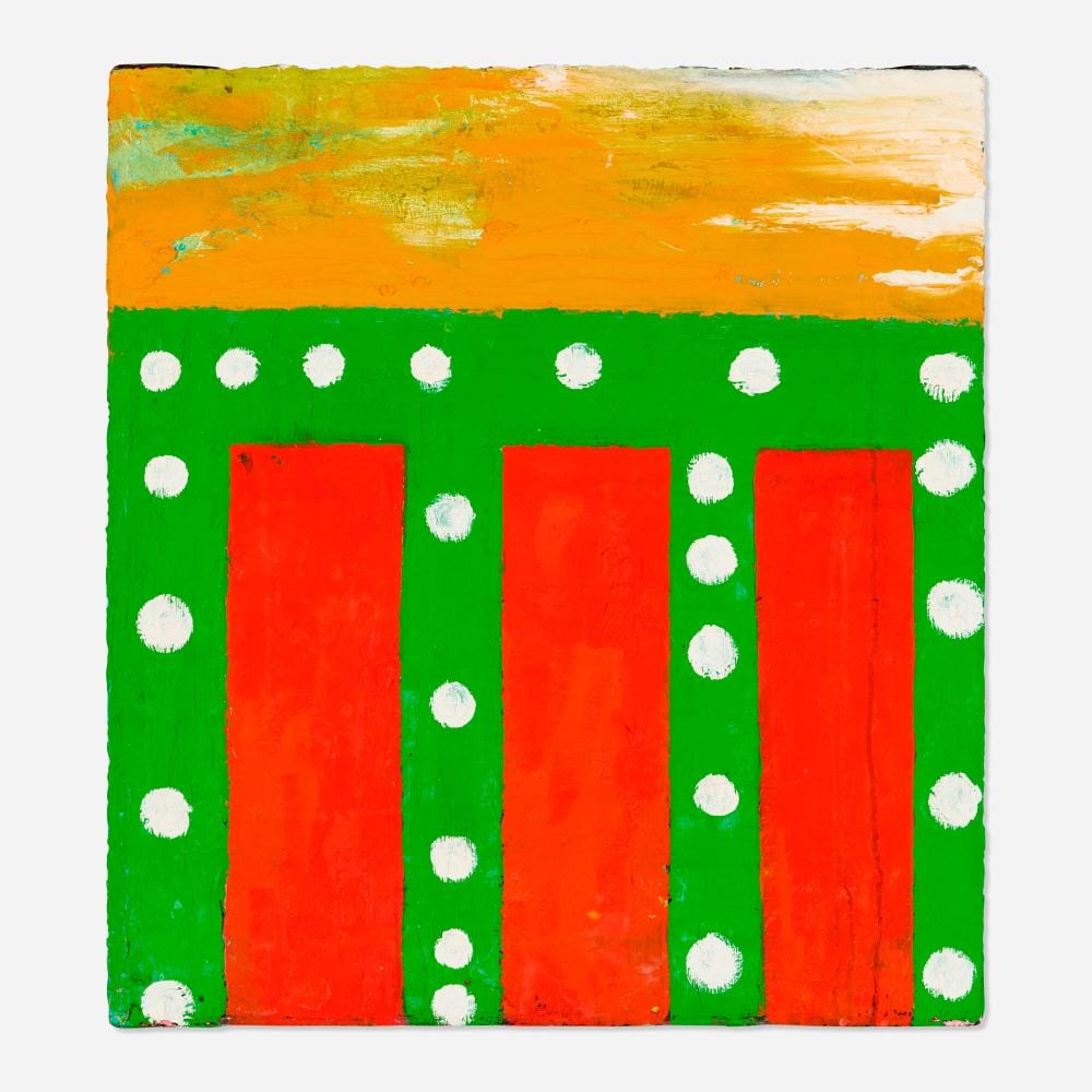 Chris Martin comparable auction result: chris martin untitled