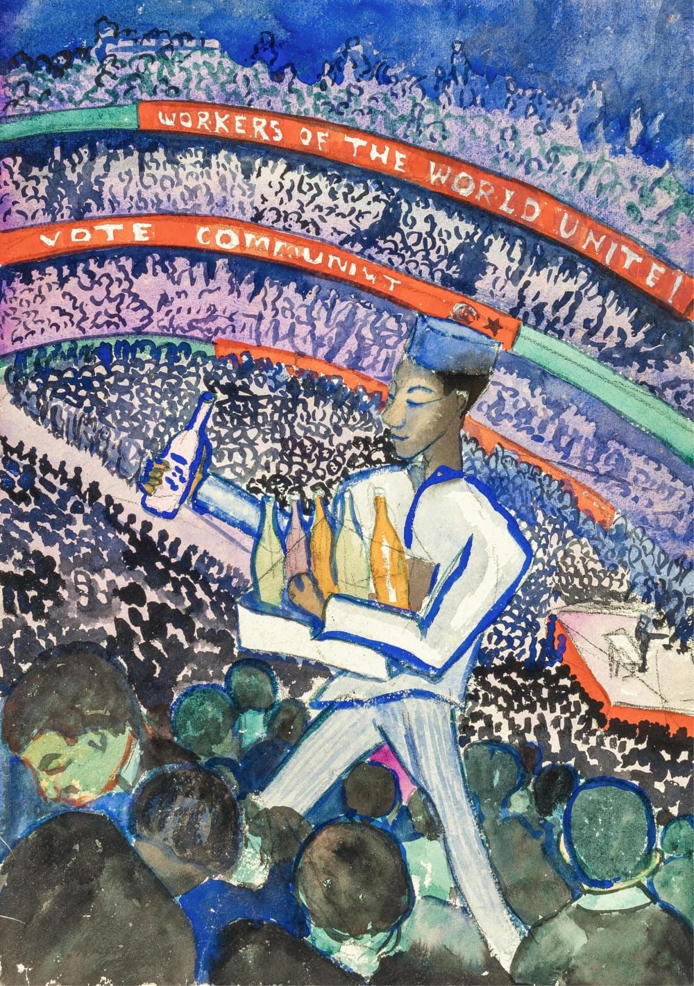 James Lesesne Wells comparable auction result: james lesesne wells 1902 1993 collection of 6 drawings and a watercolor