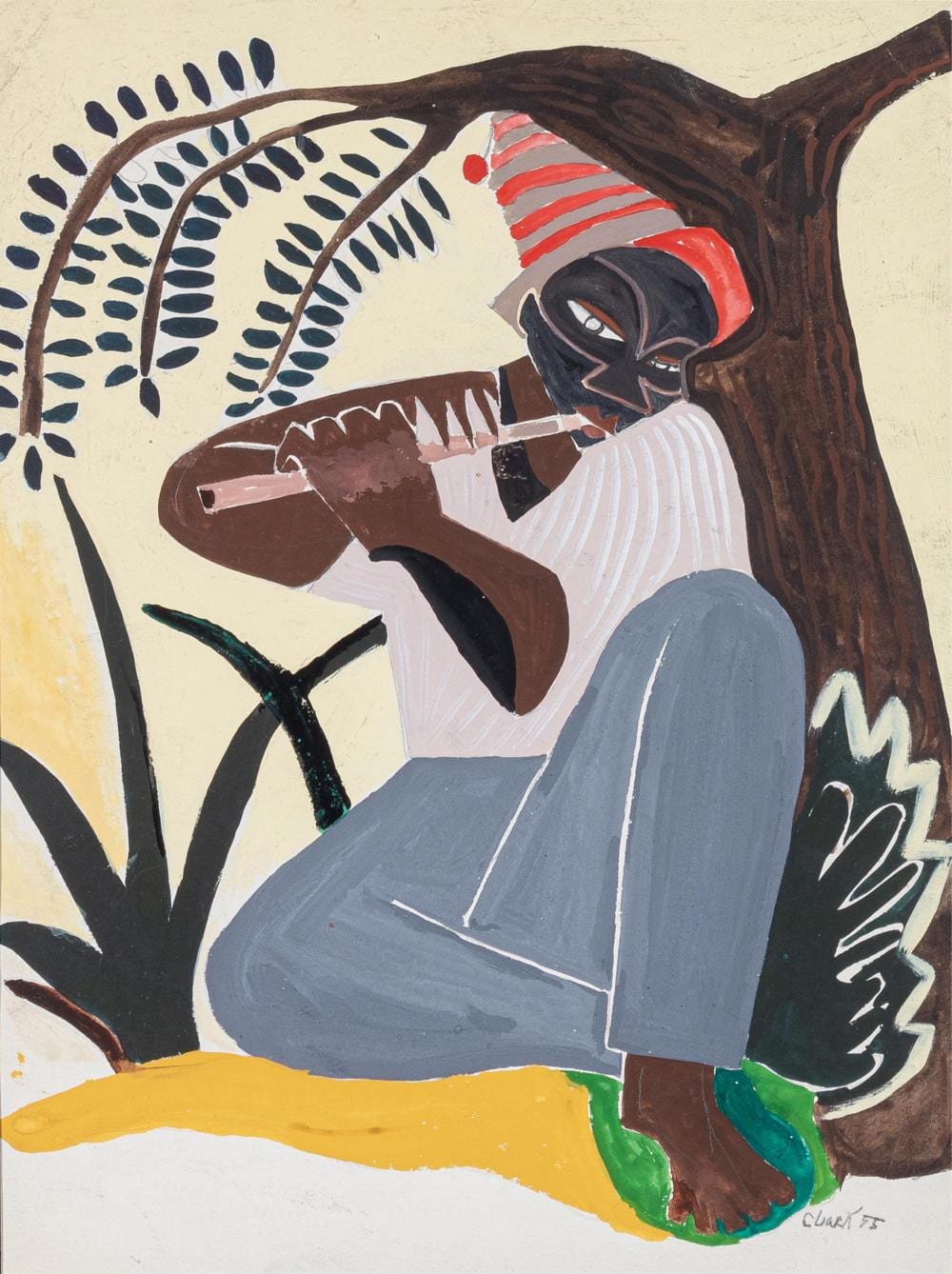 Irene Clark comparable auction result: irene clark 1927 1980 flute player