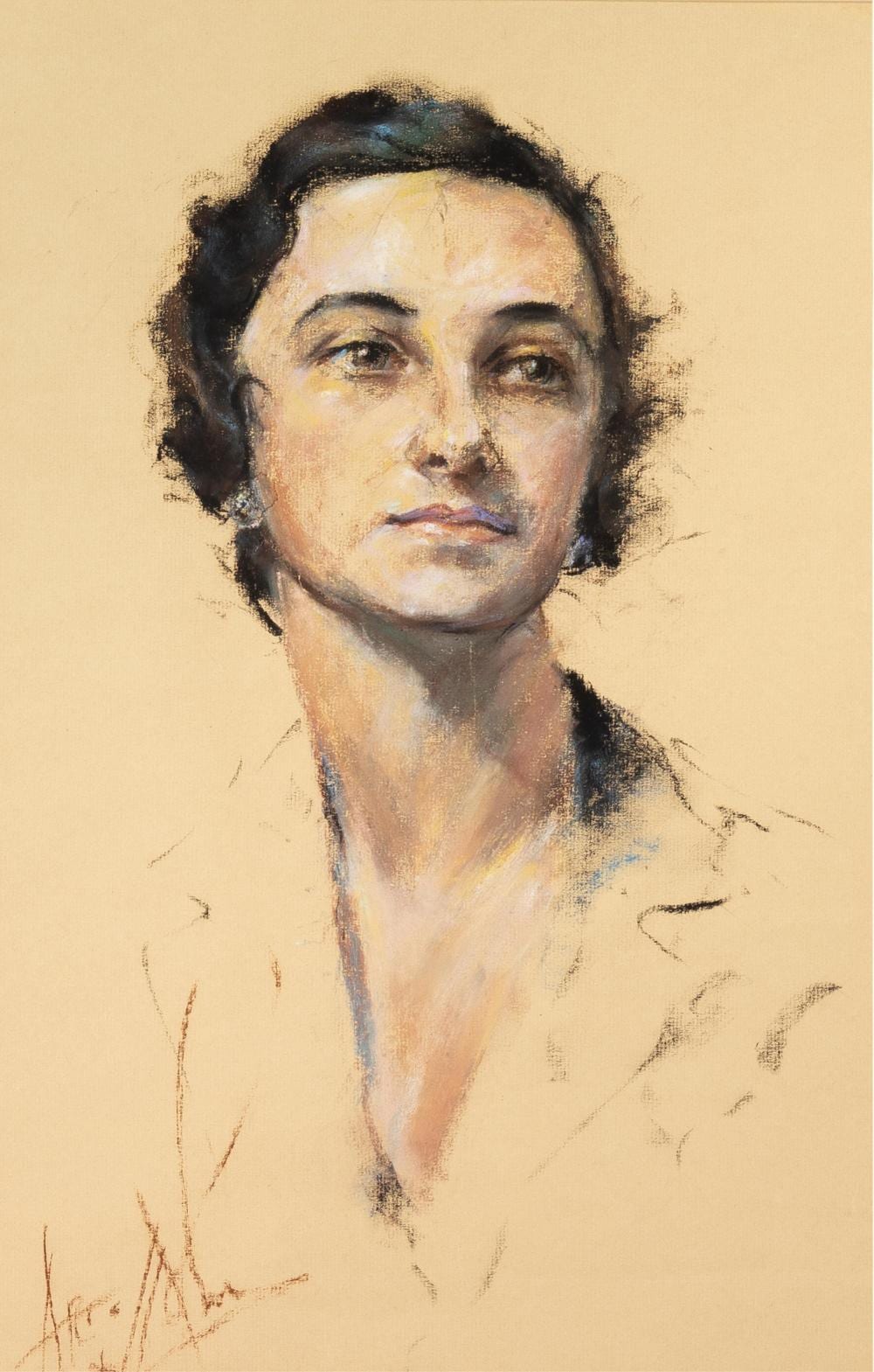 Artis Lane comparable auction result: artis lane b 1927 portrait of a woman
