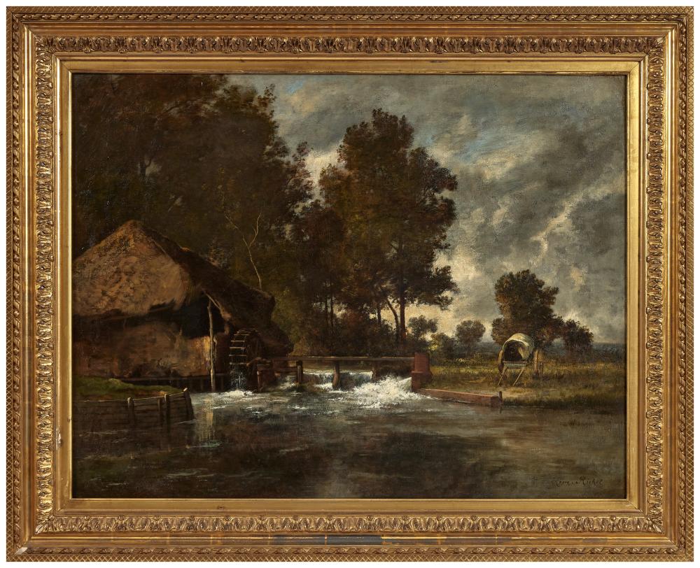 l on richet 1847 1907 le moulin huile sur toile sign en bas droite 65 x 82 cm avec · Osenat · 2025-03-16 Léon Richet comparable auction result: l on richet 1847 1907 le moulin huile sur toile sign en bas droite 65 x 82 cm avec