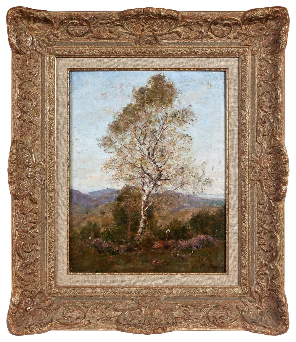 louis aim japy 1840 1916 ramasseuse de bruy res pr s du bouleau huile sur panneau sign e · Osenat · 2025-03-16 Louis Aimé Japy comparable auction result: louis aim japy 1840 1916 ramasseuse de bruy res pr s du bouleau huile sur panneau sign e