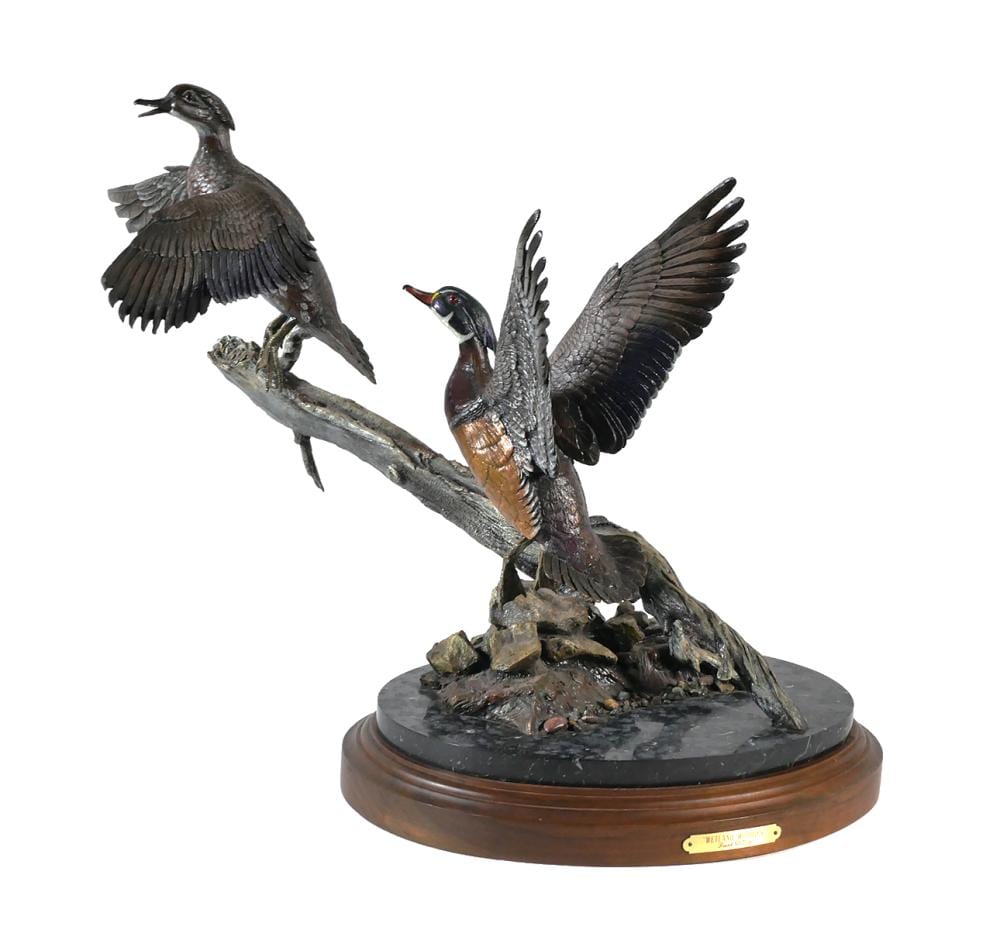 frank divita bronze wood ducks · Blackwell Auctions LLC · 2025-03-15 Frank DiVita comparable auction result: frank divita bronze wood ducks