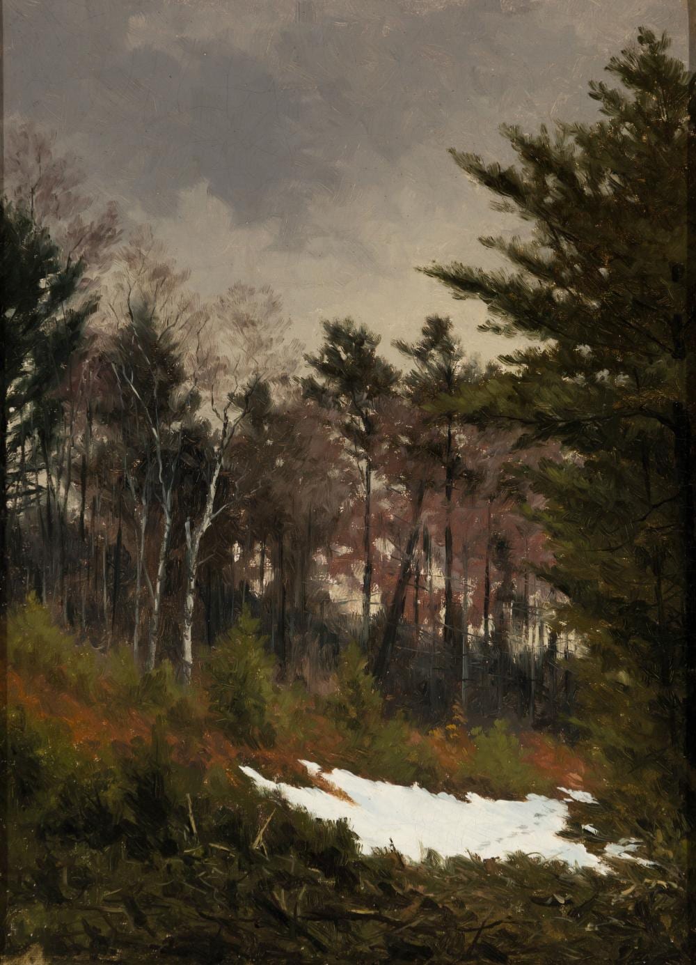 George Frederick Morse comparable auction result: george frederick morse am 1834 1926 leap elegantly 1879 oil on canvas framed