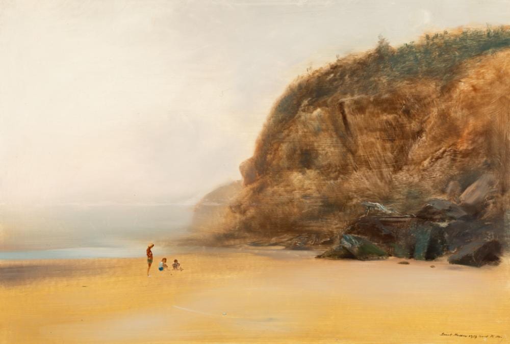 Frank Herbert Mason comparable auction result: frank herbert mason am 1921 2009 sewall pt me 1959 oil on board laid to canvas framed
