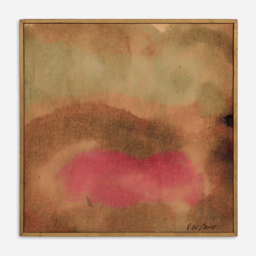 Nick Vaccaro comparable auction result: nick vaccaro prelude soak stain painting
