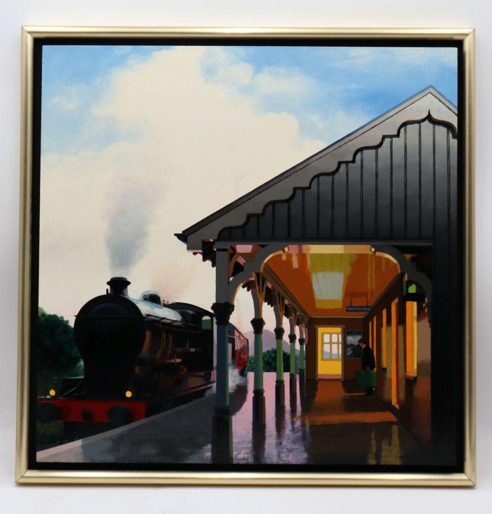 Philip Le Bas comparable auction result: philip le bas british b 1925 superheater plocton station oil on board