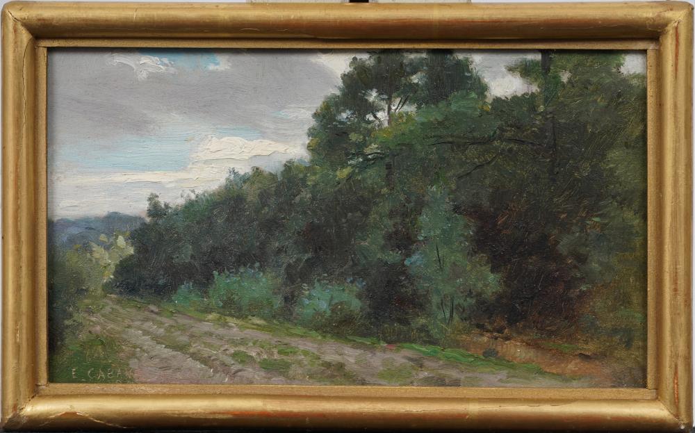 Edouard Cabane comparable auction result: edouard cabane 1857 1942 antique french impressionist signed framed landscape painting