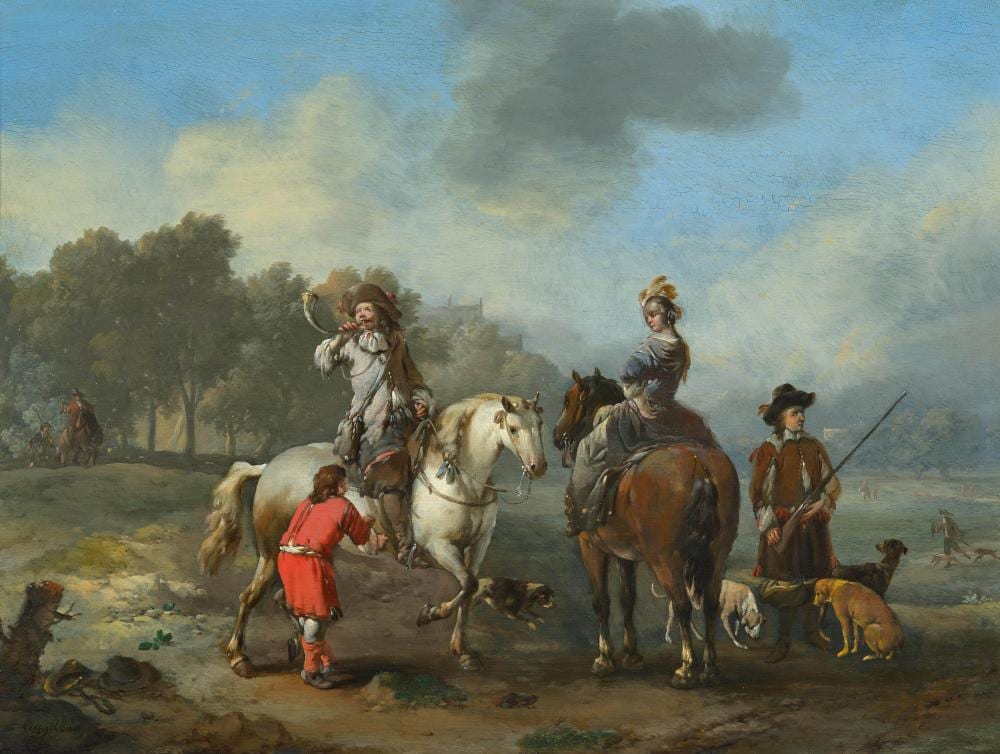 Johannes Lingelbach comparable auction result: johannes lingelbach