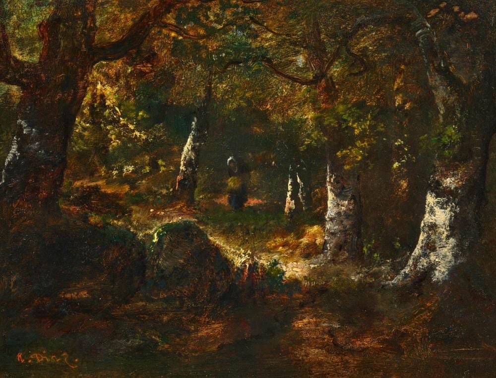 Narcisse Virgilio Diaz de la Peña comparable auction result: narcisse virgilio diaz de la pe a