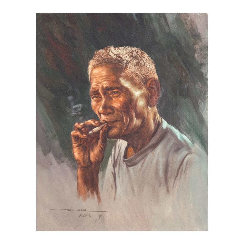 Benjamin Alano comparable auction result: ben alano 1920 1991 portrait of a man