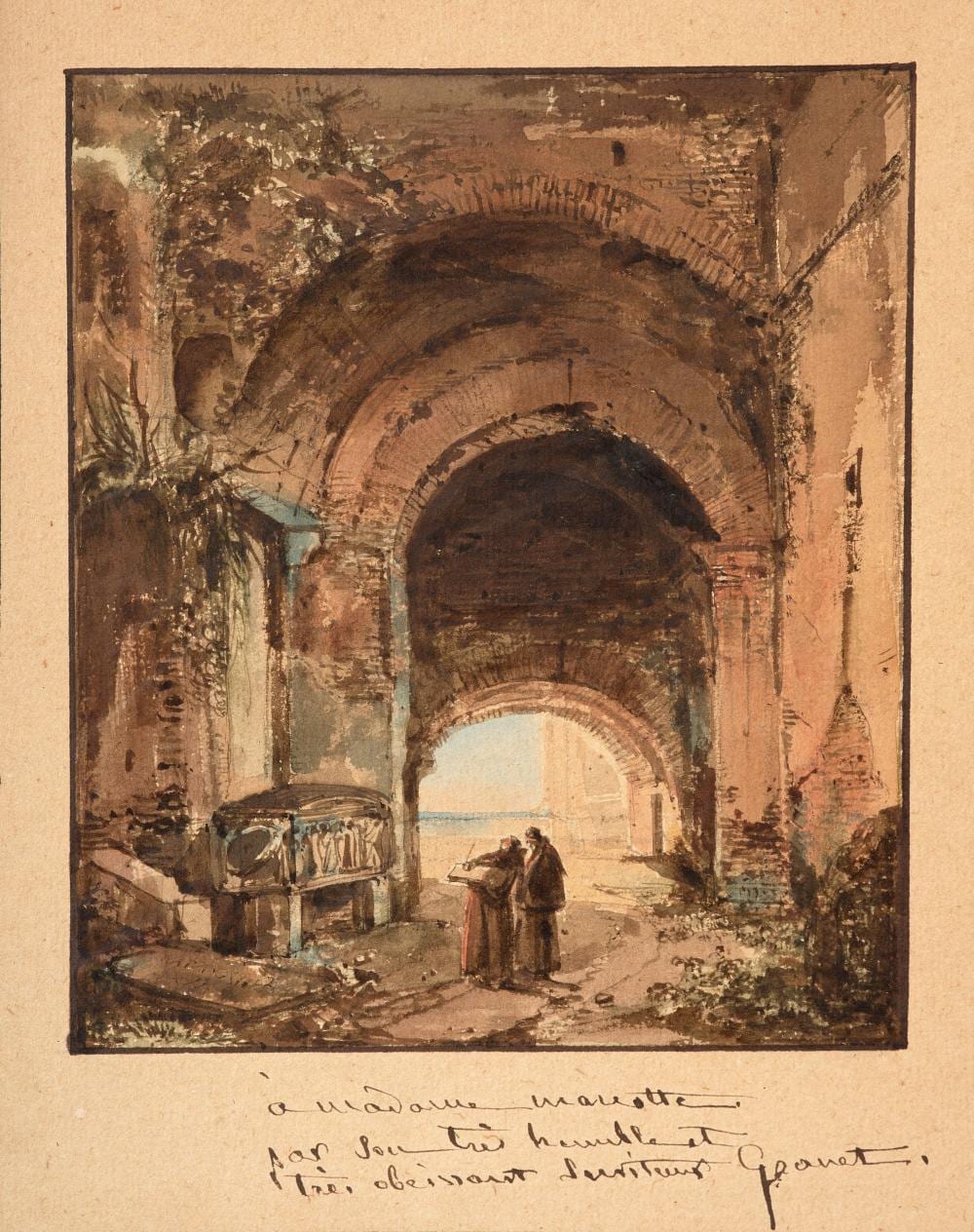 François Marius Granet comparable auction result: fran ois marius granet