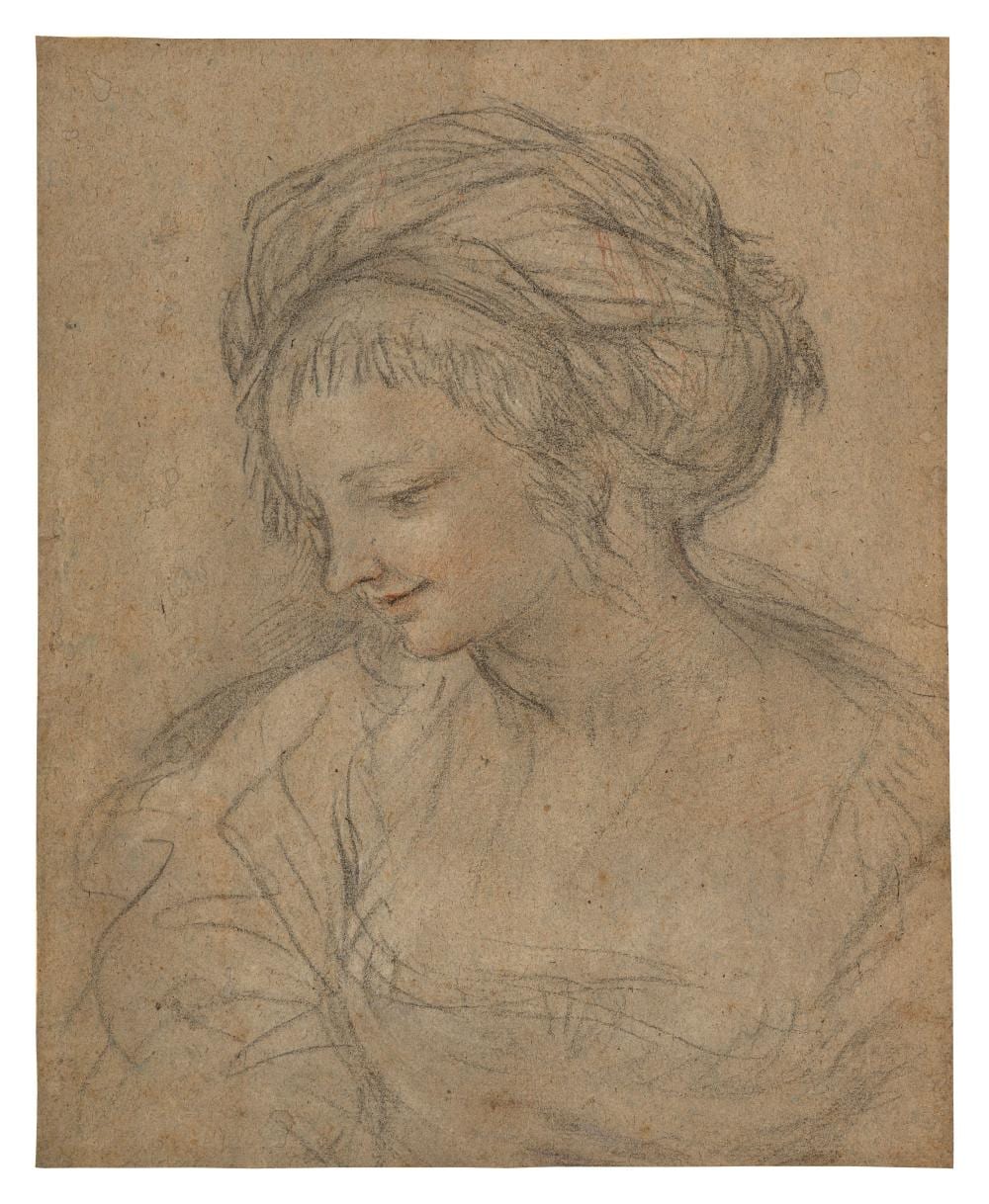 Pietro Da Cortona comparable auction result: attribu pietro da cortona