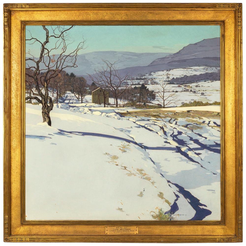 Carl Wuermer comparable auction result: carl wuermer american 1900 1981 winter day