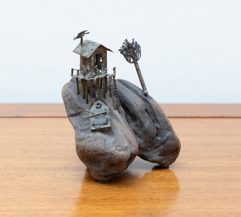 Albert Guibara comparable auction result: albert guibara 1944 untitled driftwood and metl 18 x 15 x 12cm