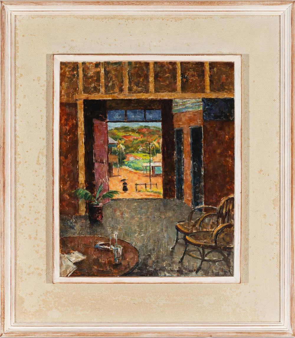 arthur evan read 1911 1978 the hotel door oil on board 37 x 29 5cm frame size 58 x 51cm · Lawsons · 2025-03-11 Arthur Evan Read comparable auction result: arthur evan read 1911 1978 the hotel door oil on board 37 x 29 5cm frame size 58 x 51cm