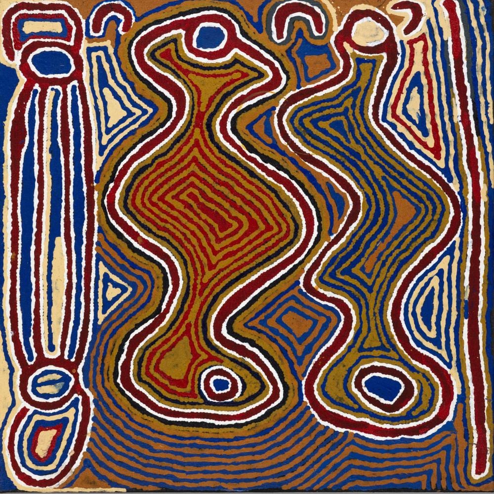 Judy Watson Napangardi comparable auction result: judy watson napangardi circa 1925 2016 untitled