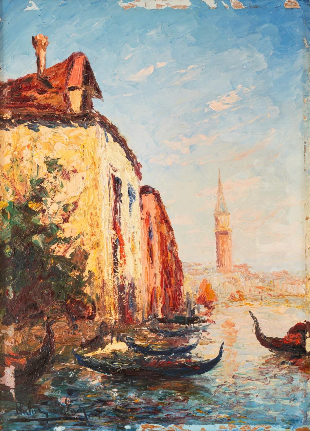 italo giordani leonforte 1882 1956 view of venice · Finarte · 2025-03-20 Italo Giordani comparable auction result: italo giordani leonforte 1882 1956 view of venice