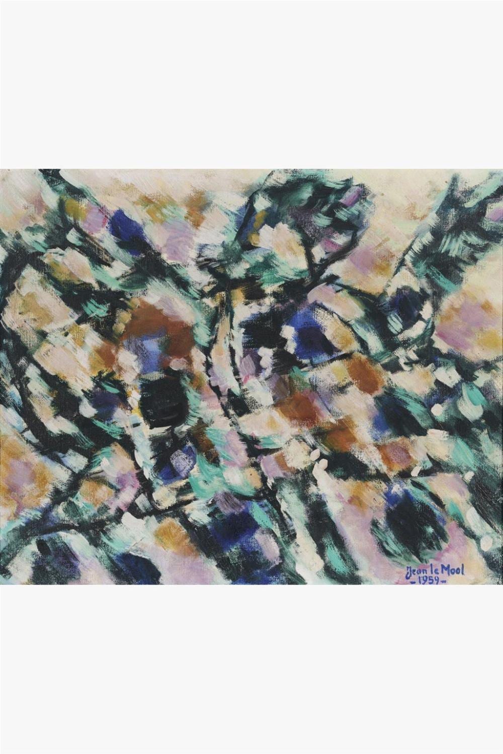 Jean LeMoal comparable auction result: jean le moal 1909 2007 untitled 1959