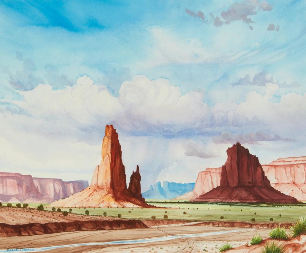 robert draper 1938 2000 spring has arrived new mexico 1990 · John Moran Auctioneers · 2025-03-25 Robert Draper comparable auction result: robert draper 1938 2000 spring has arrived new mexico 1990