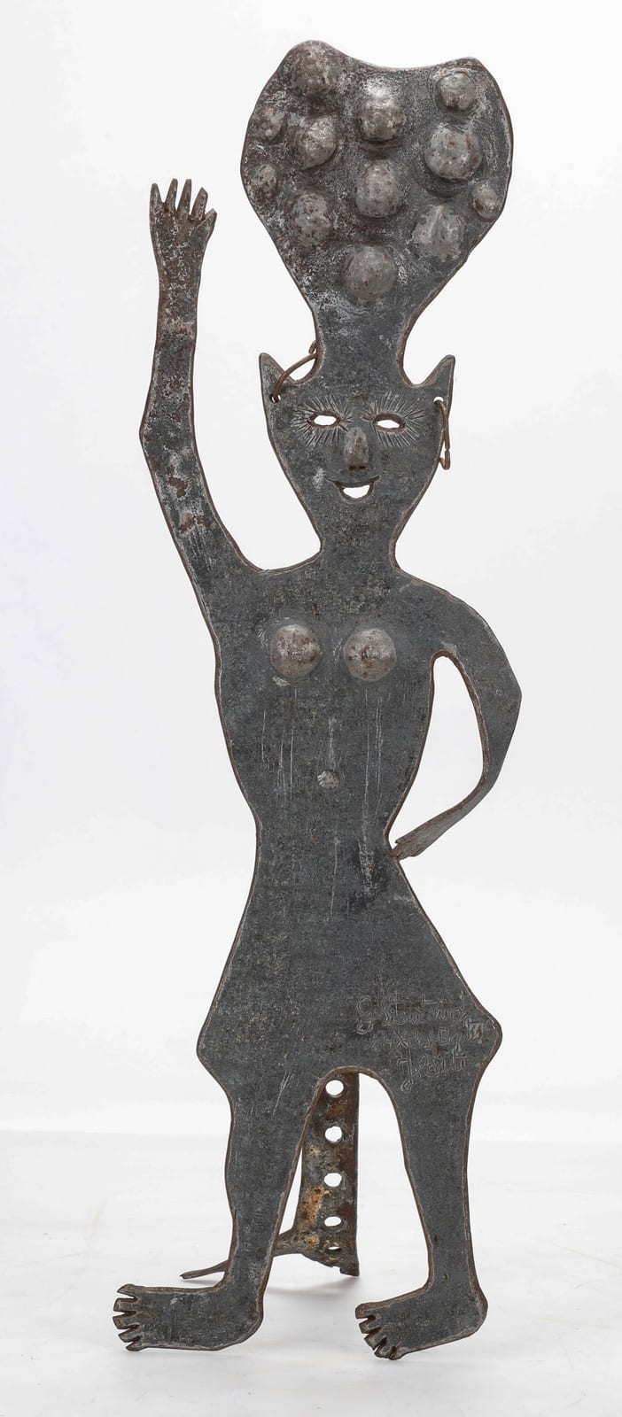 Georges Liautaud comparable auction result: georges liautaud haitian haiti vendor forged metal