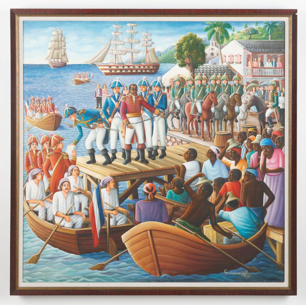 Andre Normil comparable auction result: andre normil haitian haiti arrest of toussaint louverture