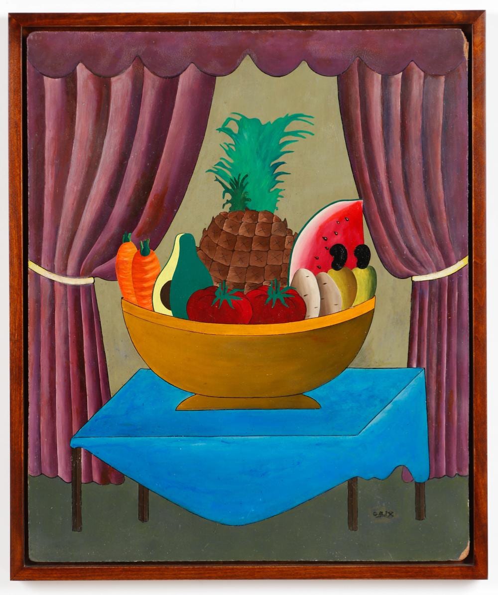 Gabriel Alix comparable auction result: gabriel alix haitian haiti still life circa 1960 s