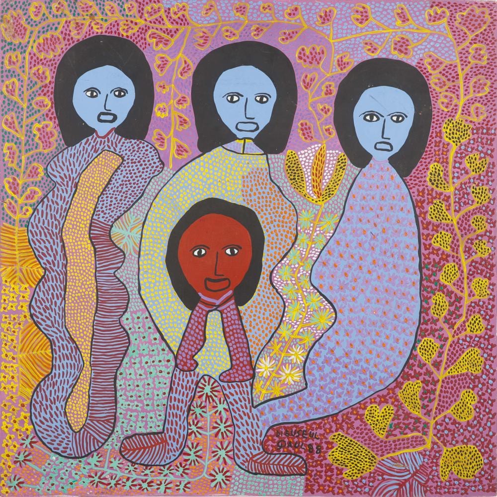 Paul Dieuseul comparable auction result: dieuseul paul haitian haiti loas saint soleil