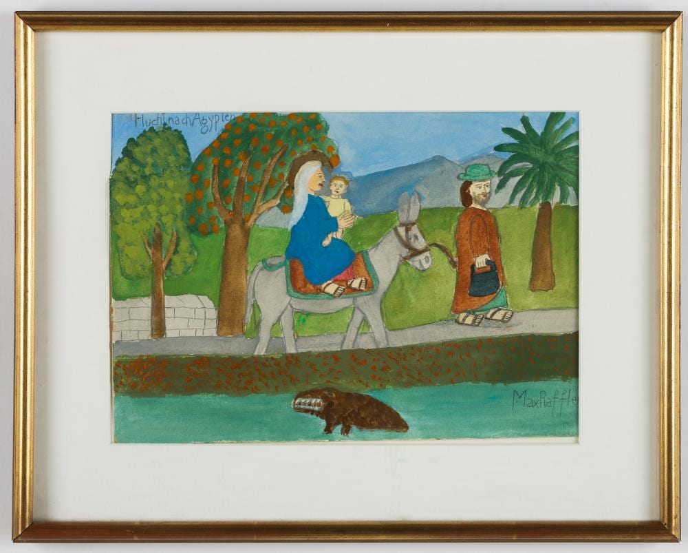 max raffler german germany flight to egypt · Material Culture · 2025-03-31 Max Raffler comparable auction result: max raffler german germany flight to egypt