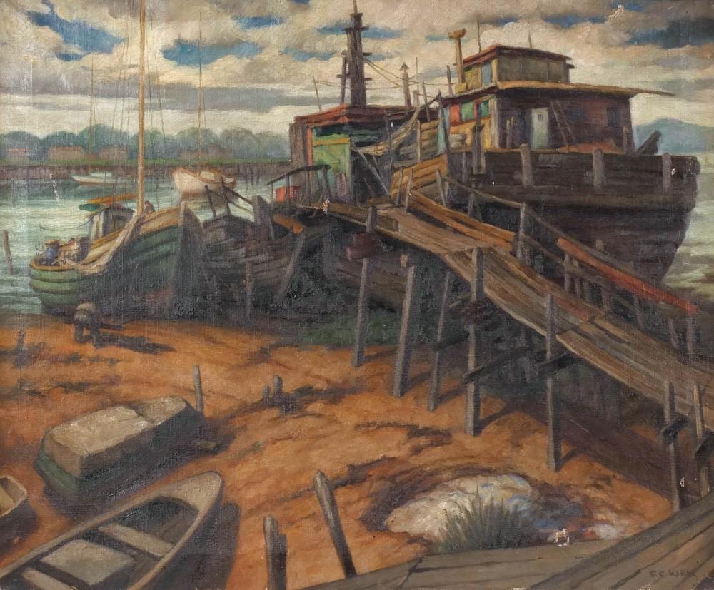 Frank Cohen Kirk comparable auction result: frank cohen kirk american 1889 1963