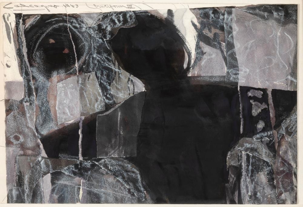 Lawrence Calcagno comparable auction result: lawrence calcagno cruciform iii 1963