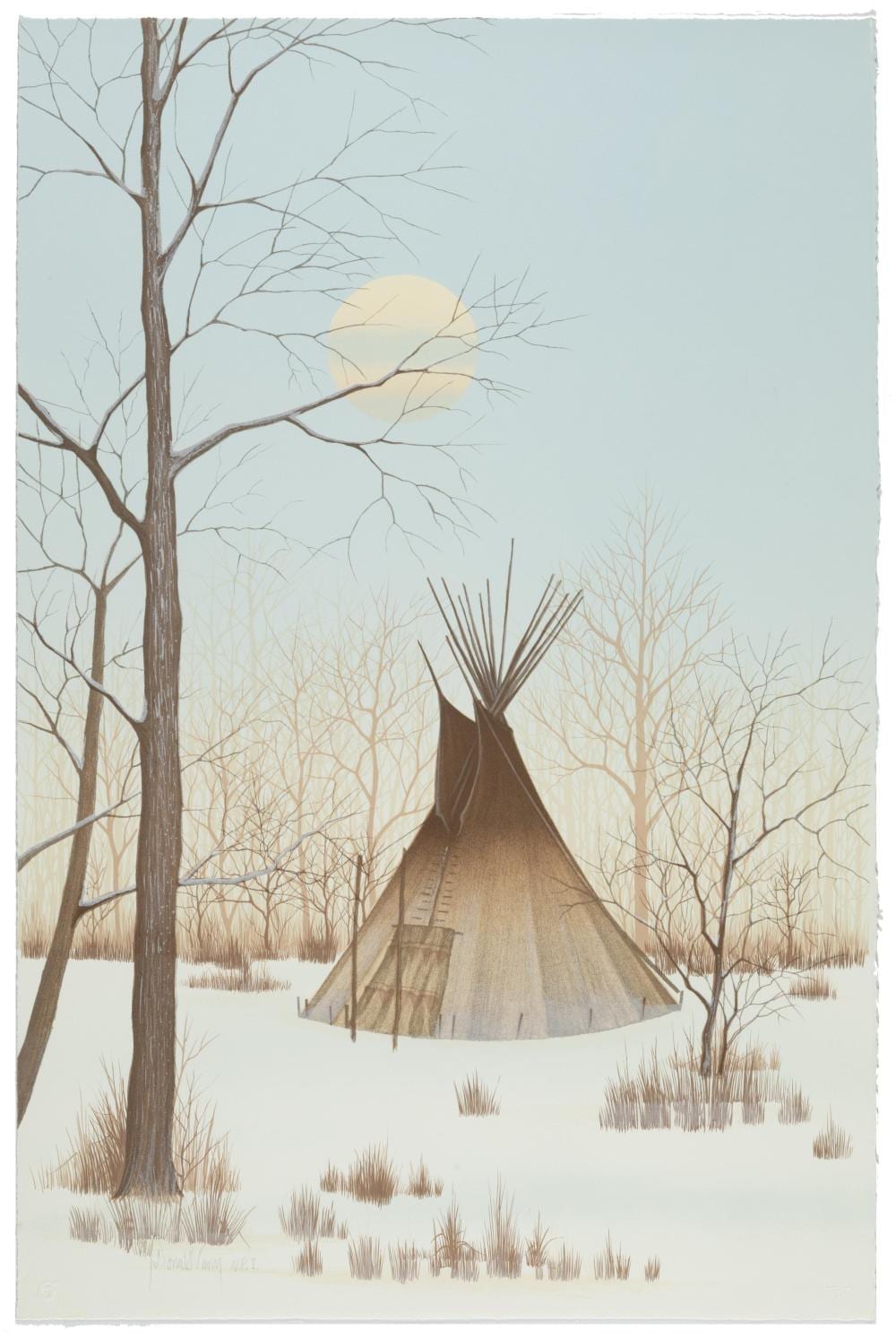 Donald Vann comparable auction result: donald vann first snow