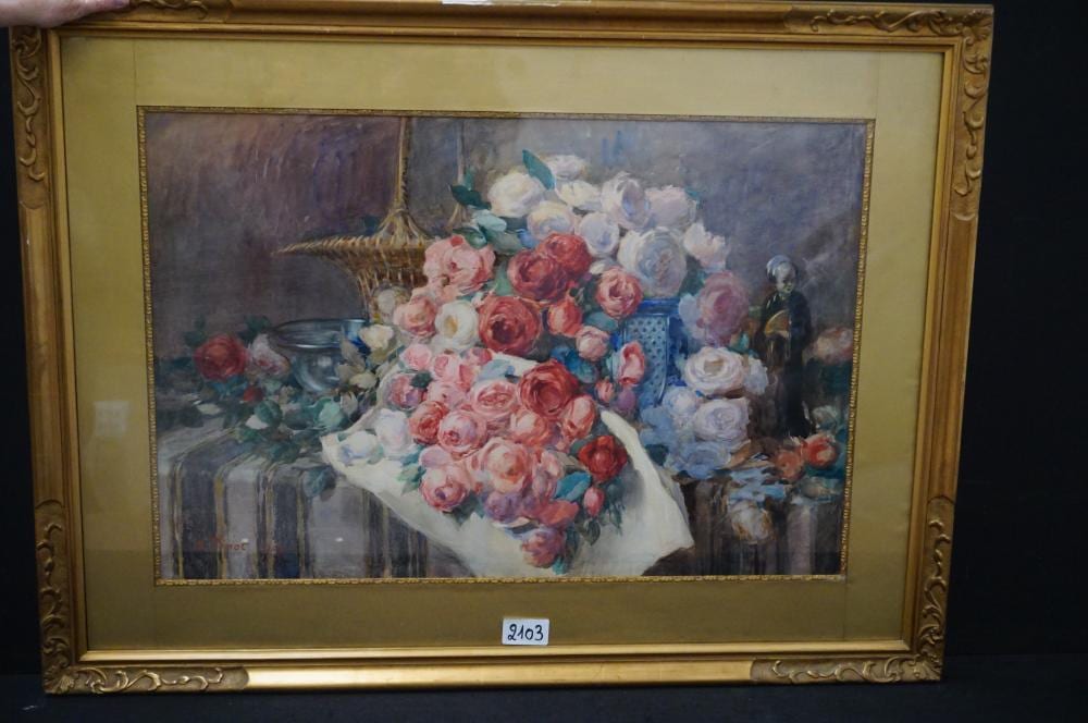 albert pinot 1875 1962 stilleven met rozen · DEWIT Auctions · 2025-03-24 Albert Pinot comparable auction result: albert pinot 1875 1962 stilleven met rozen