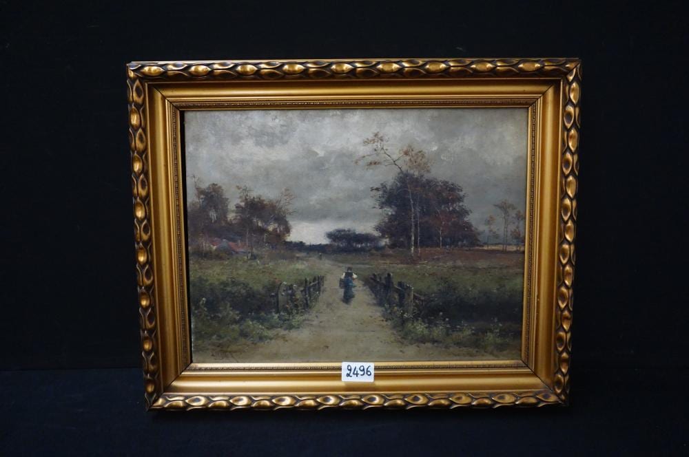 Henri Charles Langerock comparable auction result: henri langerock 1830 1915 terugkeer van de