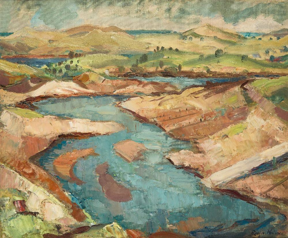Robin Wallace comparable auction result: robin wallace british 1897 1952 landscape oil on canvas signed lower right robin wallace