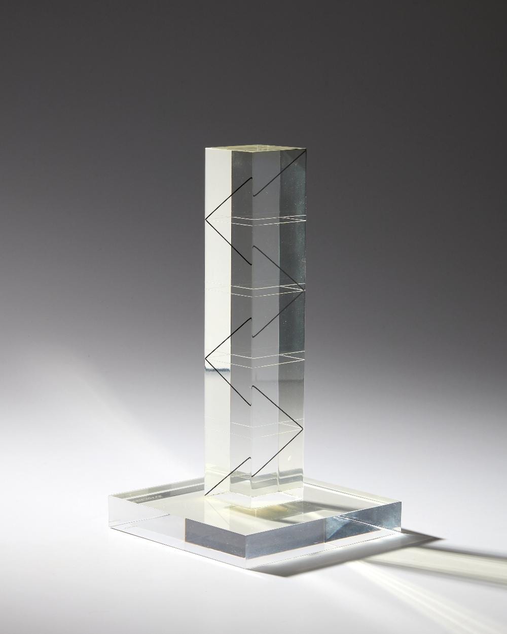Justin Knowles comparable auction result: justin knowles british 1935 2004 untitled perspex numbered on base jk p fcdl 2002 5 7 h2