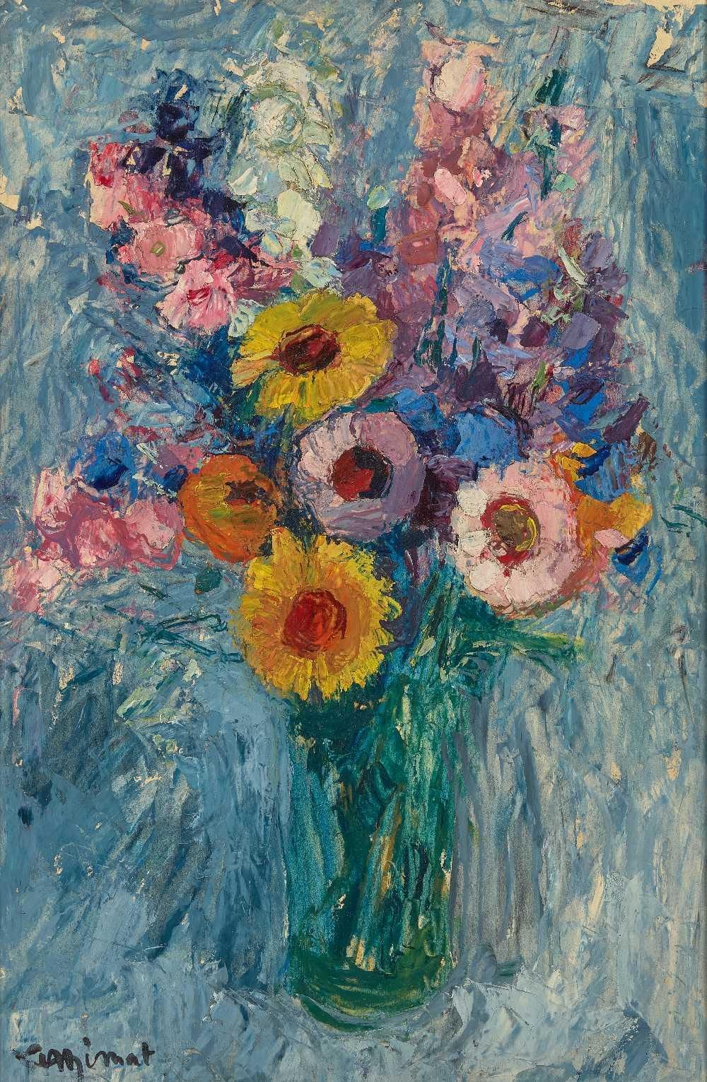 Marc Gimat comparable auction result: marc gimat french 1879 1969 nature morte au bouquet de fleurs oil on canvas signed lower
