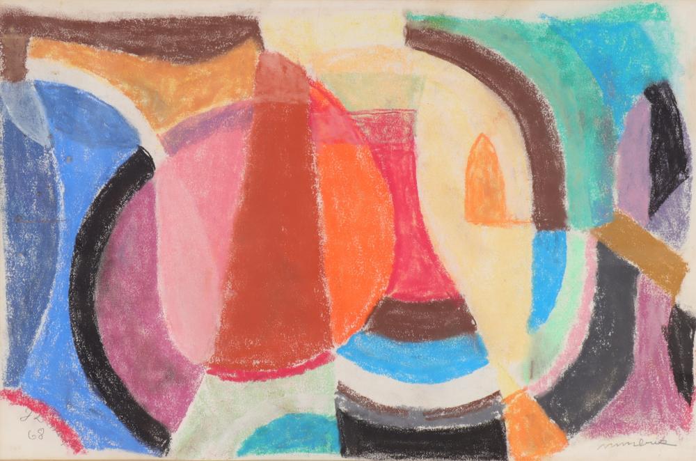 James Henry Daugherty comparable auction result: james henry daugherty pastel on paper