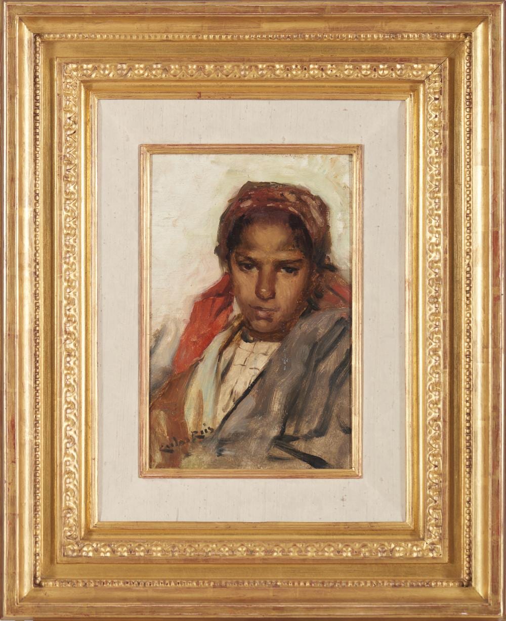 Carlos Reis comparable auction result: carlos reis 1864 1940 portrait of a young girl
