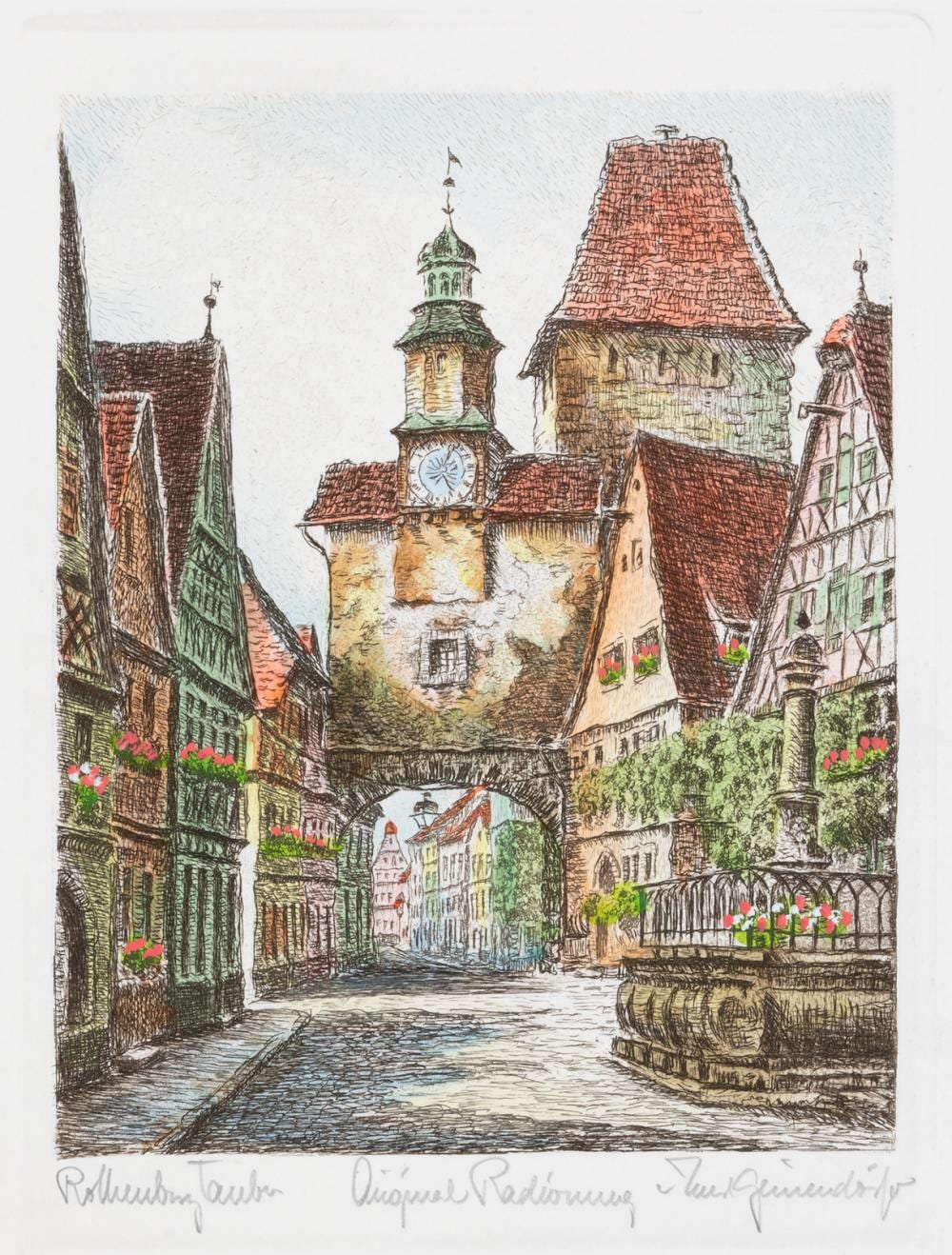 Ernst Geissendorfer comparable auction result: ernst geissendorfer rothenburg ob der tauber