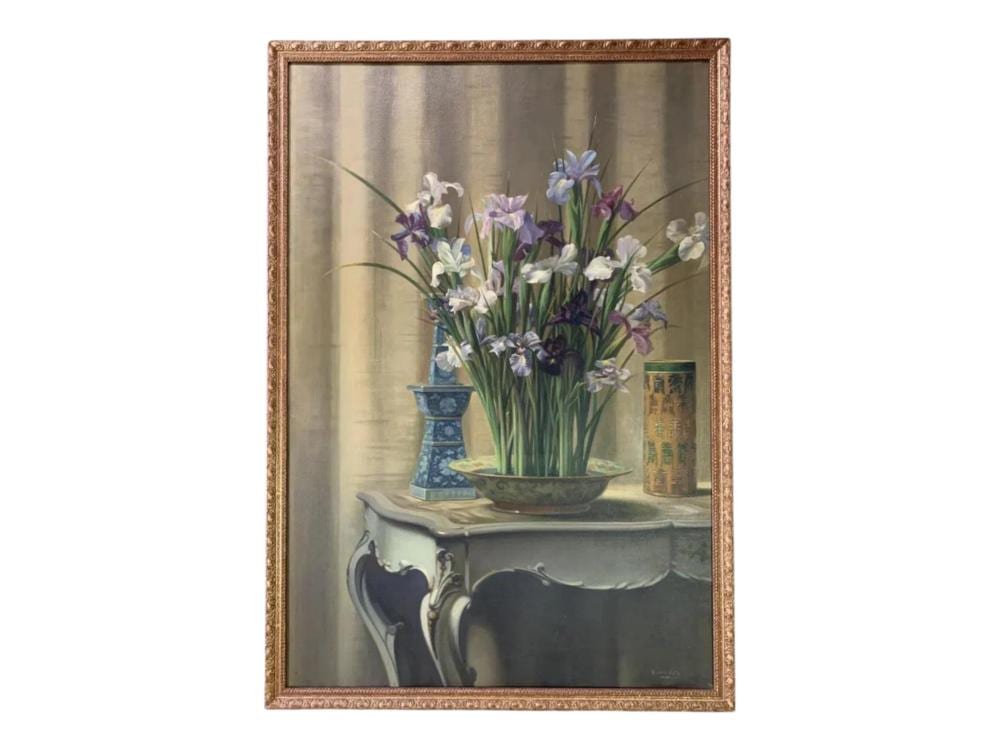 hubert vos 1855 1935 oriental still life · Weiss Auctions · 2025-03-20 Hubert Vos comparable auction result: hubert vos 1855 1935 oriental still life