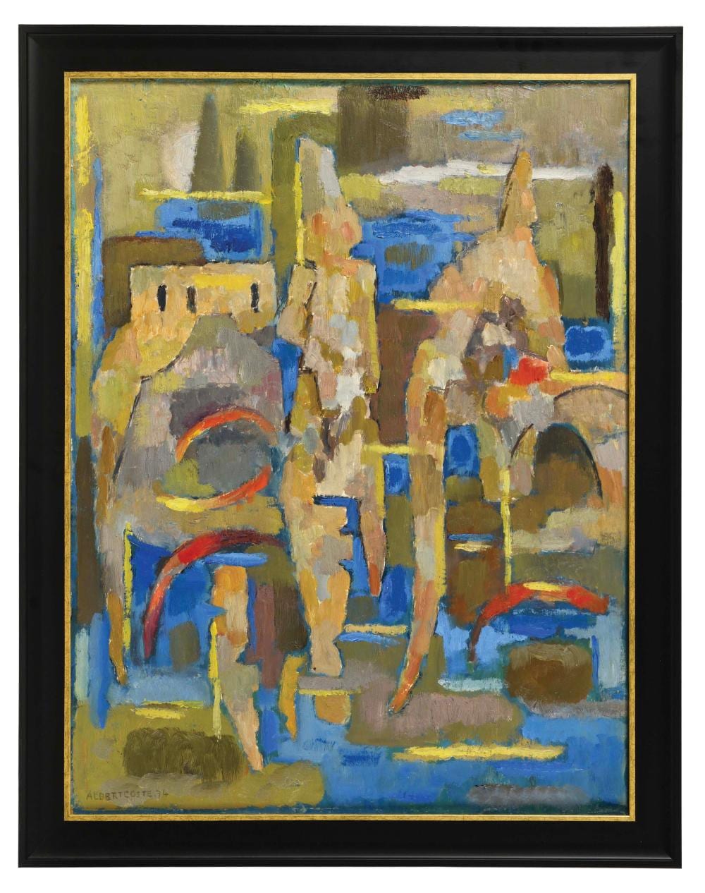 Albert Coste comparable auction result: albert coste 1896 1985 sans titre 1974