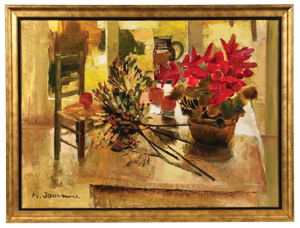 Michel Jouenne comparable auction result: michel jouenne 1933 2021 le bouquet rouge