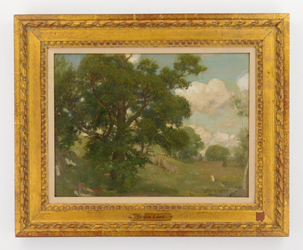 Louis Loeb comparable auction result: louis loeb american 1866 1909 oil