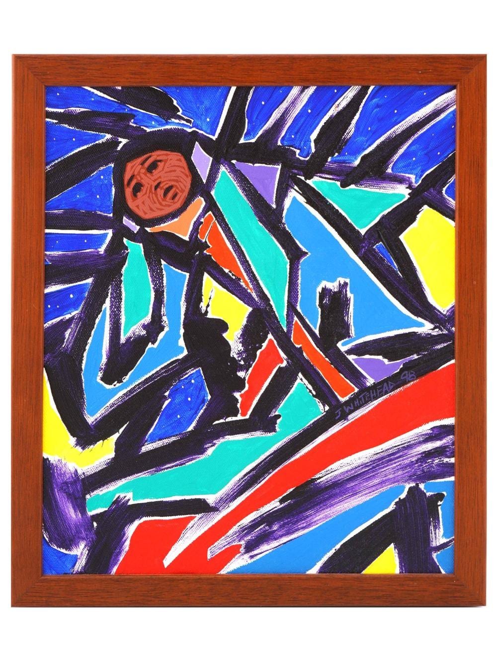 Jerry Whitehead comparable auction result: modern american acrylic painting by jerry whitehead