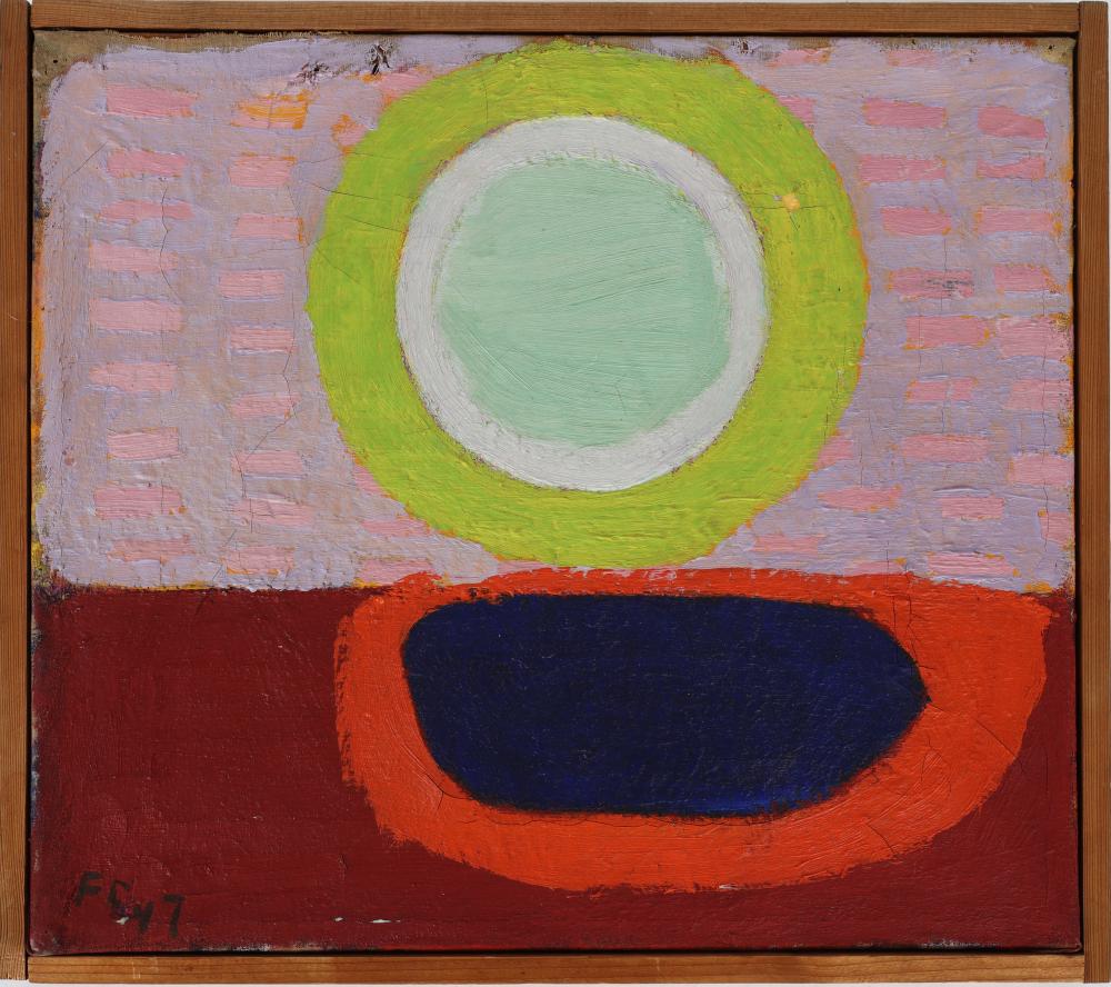 frede christoffersen 1919 1987 composition with sunset oil on canvas cd · Lauritz.com · 2025-03-20 Frede Christoffersen comparable auction result: frede christoffersen 1919 1987 composition with sunset oil on canvas cd