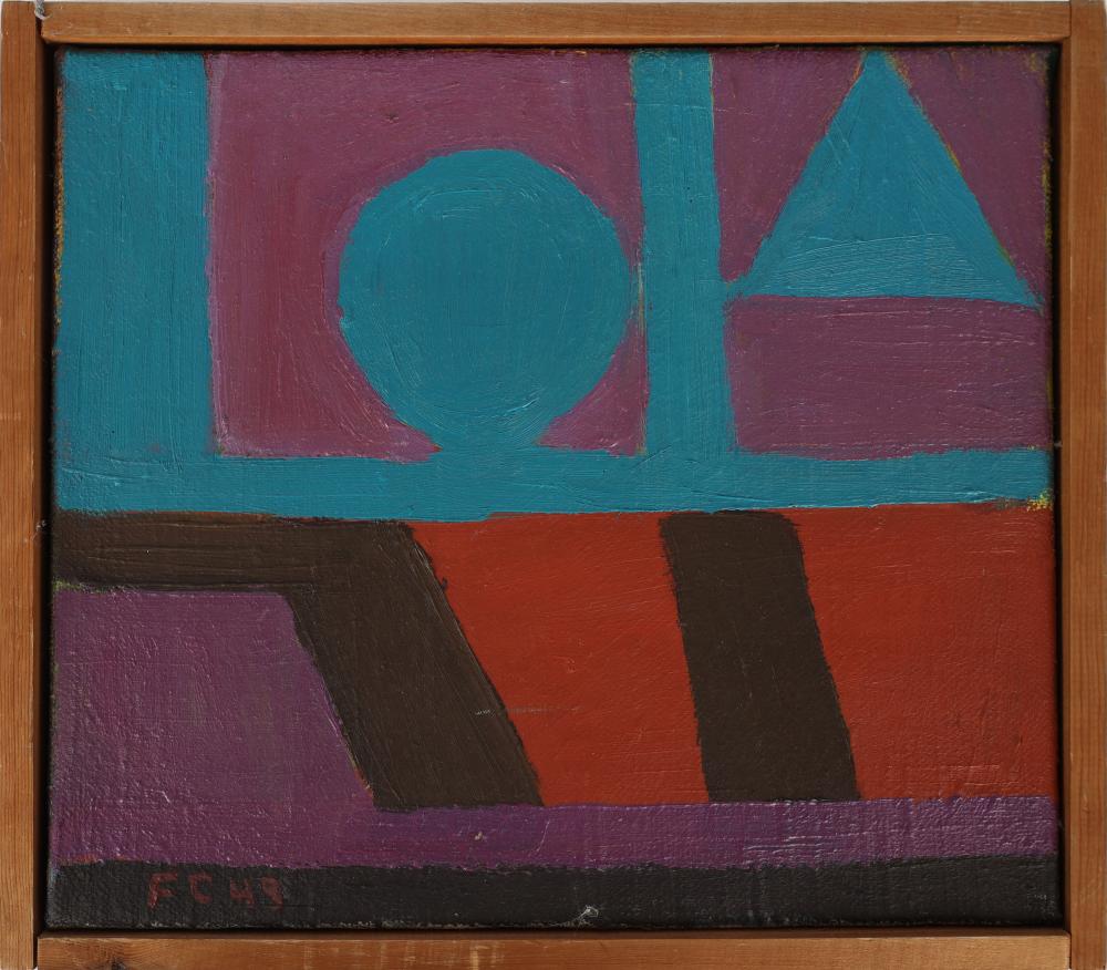frede christoffersen 1919 1987 composition oil on canvas cd · Lauritz.com · 2025-03-20 Frede Christoffersen comparable auction result: frede christoffersen 1919 1987 composition oil on canvas cd