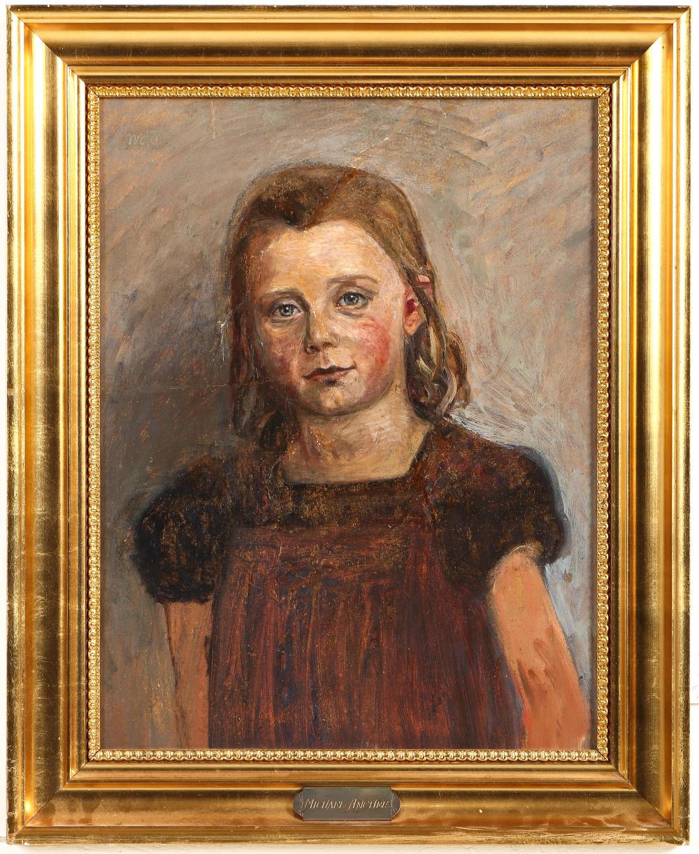 Michael Ancher comparable auction result: michael ancher 1849 1927 portrait of a girl